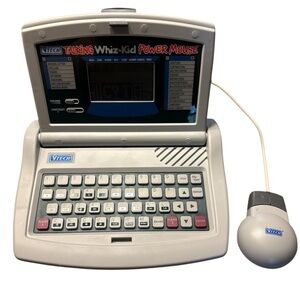 vintage 90s vtech talking whiz kid power mouse